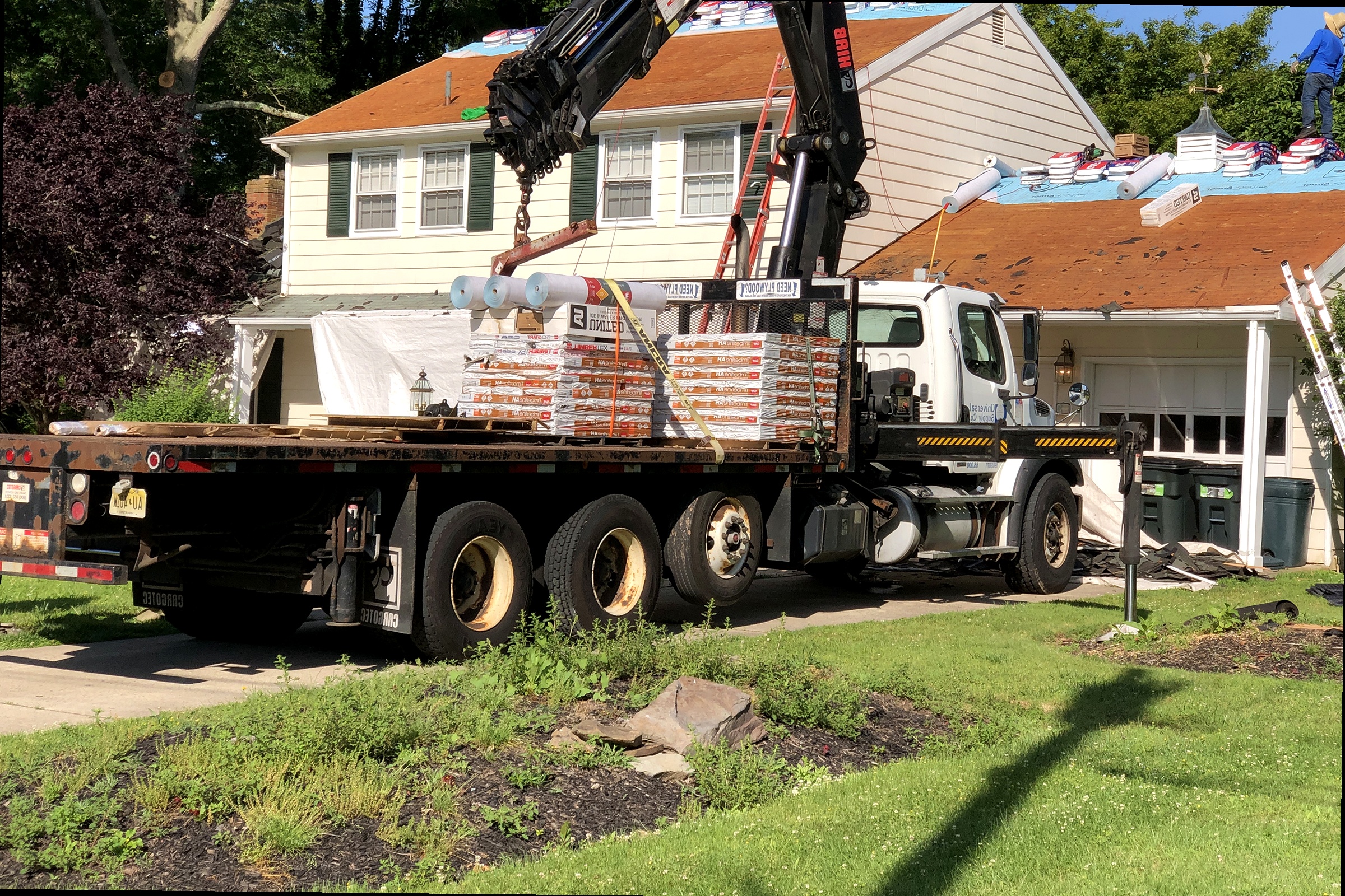 Chantier de couverture à La Croix-Valmer